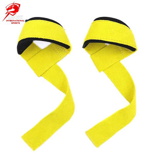 Premium Quality Lifting <b>Straps</b> With Adjustable Wrist Loops Durable Material Soft Padding And Secure Wrapping Design For <b>Gym</b> Work - Product Image 1
