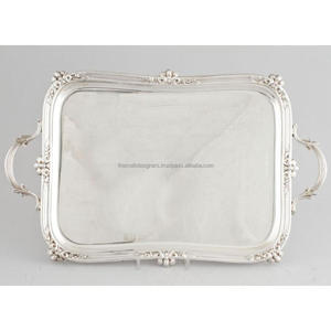 Bandejas de Servicio para Restaurantes, Bandejas Rectangulares de Metal, Estilo Multifuncional, Bandejas Decorativas de Acero Inoxidable - Product Image 2