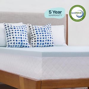 Giá tốt nhất Nệm 2 inch Bộ nhớ bọt massage nệm Topper với làm mát truyền - Product Image 2