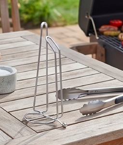 Silver Iron Wire <b>Paper</b> Towel Holder With Unique Design Stainless Steel Dispenser For <b>Kitchen</b> Office And Wedding Parties - Product Image 2