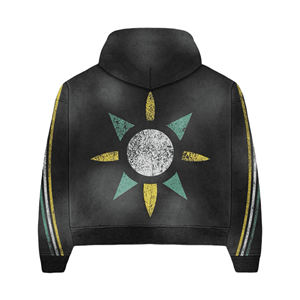 Conjunto Deportivo Unisex Personalizado con Bordado, Sudadera con Capucha y Cremallera, Pantalones de Felpa Francesa, Chaqueta Cortavientos, Ropa Casual para Exteriores y Maternidad - Product Image 3