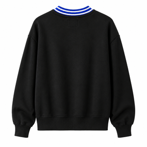 Zeta phi Beta เสื้อกันหนาวปักลายสำหรับผู้หญิงเสื้อสเวตเตอร์คอกลมผ้าคอตตอนสีฟ้าและสีขาวมีฮู้ด - Product Image 4