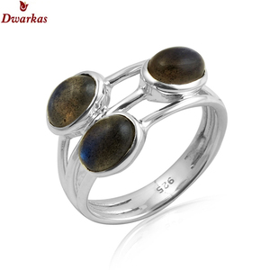 Trendy fine jewelry classic 925 sterling silver natural prehnite three gemstone <b>ring</b> for <b>men</b> fashion parties gift jewelry - Product Image 4