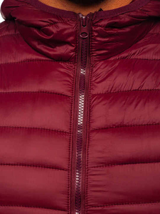 High Quality Men Winter <b>Warm</b> Thin Sleeveless Button Design Solid Puffer Vest <b>Jacket</b> <b>Waterproof</b> Breathable Eco-Friendly Casual - Product Image 4