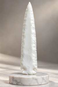 หัวลูกศรหยกขาวขายส่ง งานแฮนด์เมด อัญมณีหินสะสม หัวลูกศรหยกขาว - Product Image 4