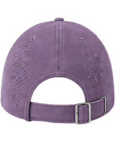 Casquette de baseball sportive respirante violette lavande avec sangle réglable, légère, séchage rapide, pour course en extérieur, gym, usage décontracté, qualité supérieure - Product Image 3