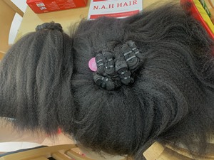 Drop Shipping Cheveux humains cambodgiens crépus droits Double tirage Super doux soyeux avec vague naturelle sans emmêlement ni perte - Product Image 3