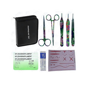 Kit de sutura de práctica para estudiantes de Ciencias Médicas, Kit de entrenamiento de cirugía menor para estudiantes de medicina y enfermería, conjunto educativo completo - Product Image 1