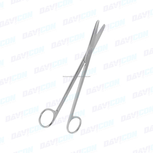 Ciseaux utérins Sims en acier inoxydable, instrument chirurgical gynécologique, ciseaux pour la dissection des tissus utérins - Product Image 6