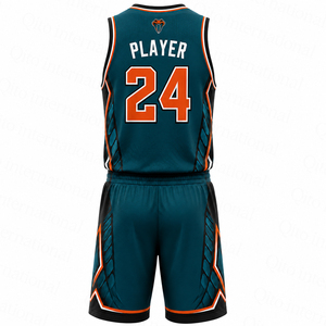 Ensemble d'uniformes de basketball personnalisés, maillot et short de basketball pour hommes, uniforme d'équipe de basketball par sublimation, vêtements de sport OEM - Product Image 4