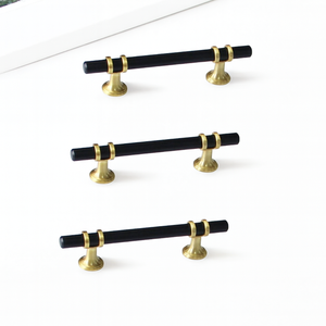 Cheap Price Luxury Black <b>Gold</b> Zinc Alloy Round <b>Cabinet</b> Handle Premium Quality Hardwares Materials Hardware Products for Kitchen - Product Image 3