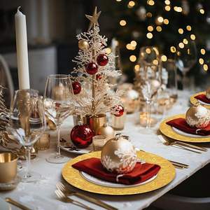 Assiette de Présentation Finition Mate – Vaisselle Décorative Élégante pour Mariages, Banquets et Fêtes - Product Image 1