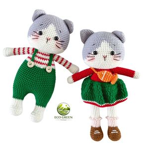 Oso de Peluche de Ganchillo Personalizado por el Fabricante, Amigurumi Hecho a Mano, Peluche Premium Hecho a Mano para Tiendas de Boutique - Product Image 3