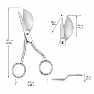 Ciseaux chirurgicaux DETAIN IMPEX DI-SS-R-15 150mm/5.9" 21mm/0.8" X 44mm/1.7" Instrument manuel en acier inoxydable pour la chirurgie des flaps faciaux - Product Image 6