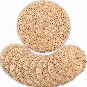 Mantel Individual de Pasto Marino Natural Tejido a Mano de 5mm de Grosor, Estilo Bohemio, para Comedor, Cocina, Decoración del Hogar, Proveedor Mayorista - Product Image 2