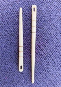 Top quality Eco-Friendly Buffalo Bone <b>Sewing</b> Needle Natural Shape Modern weaving Tool Leatherwork Weaving Crochet Home - Product Image 3