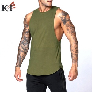 OEM Service Latest Design Oversize Breathable Knitted Casual Tank <b>Top</b> for Men High Quality <b>Low</b> Price - Product Image 2