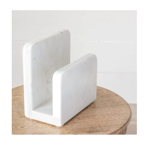 Porte-serviettes en marbre blanc de luxe pour hôtel, bar, comptoir de maison, support pour serviettes à prix avantageux - Product Image 4