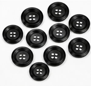 Classic Eco-Friendly Durable Handcrafted Hand Polished & Carved Round Buffalo Horn Buttons - Product Image 4