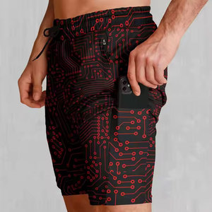 Shorts de Playa Premium con Material Transpirable y Cintura Elástica, Ideales para Usar en la Playa, la Piscina y Conjuntos Casuales de Verano - Product Image 3