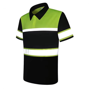Polo de travail de sécurité à manches courtes, haute visibilité, réfléchissant, classe 2 ANSI, classe 3 EN ISO 20471, imperméable et respirant - Product Image 5