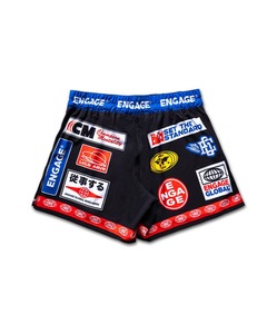 Shorts MMA Engage : Coupe raffinée, tissu lisse, forme décontractée, tenue athlétique confortable pour l'entraînement quotidien - Product Image 4
