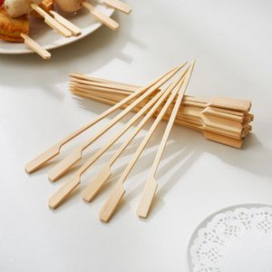Wholesale Eco-Friendly Wide Flat Bamboo Cocktail Skewers for Grilling & BBQ <b>Toothpicks</b> for Baking & Food Styling - Product Image 5