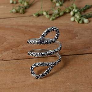 SHYAM JEWELRS 925 Sterling Silver Luxury Unisex Triple Loop Arthritis Splint Ring-Adjustable Multi-Joint Finger Support - Product Image 3