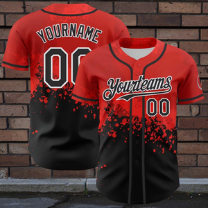 Camiseta de Béisbol para Hombre 2026, Logotipos de Equipo Personalizados, Bordados, 100% Poliéster, Birlag Sports - Product Image 3