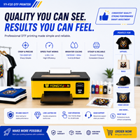 Imprimante DTF A4 Pro 2026 L1800 – Kit de Démarrage – Machine d'impression par transfert direct sur film pour T-shirts et personnalisation de vêtements DIY pour entreprises