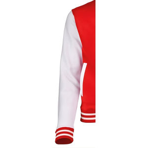 Veste universitaire en laine Melton personnalisée pour homme, avec coque en nylon/coton, coupe-vent, écologique, impression de logo personnalisable - Product Image 3