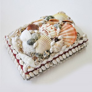 Seashell <b>ring</b> box beach decor organizer handcrafted sea shell <b>boxes</b> keepsake trinket storage - Product Image 2