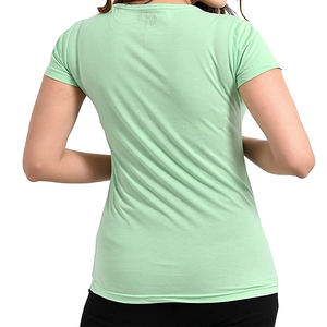 Camisetas de Cuello Redondo para Mujer, de Felpa, Impresión Personalizada, Alta Calidad, al por Mayor, Ecológicas, de Secado Rápido, Anti-UV - Product Image 6