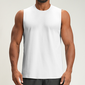 Chaleco Deportivo 100% Poliéster para Hombre, Sin Mangas, para Entrenamiento, Deportes, Running, Liso - Product Image 2