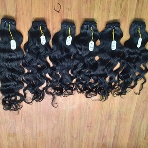 Rallonges de cheveux indiens vierges Remy de haute qualité 8A, cheveux bruts naturels doux de couleur naturelle, vente en gros en usine - Product Image 1