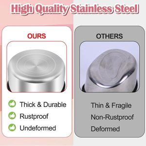 Premium Stainless Steel Bird Feeder Portable Hanging Leakproof Round Coop Cup Pet Feeder Bowl with Clamp Holder for Parrots - Product Image 6