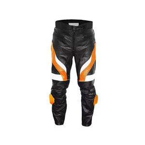 Pantalones de Motocicleta para Hombre, Diseño Moderno, Ajuste Slim, Material de Primera Calidad, 100% Cuero, Tendencia en Ropa Motociclista - Product Image 2