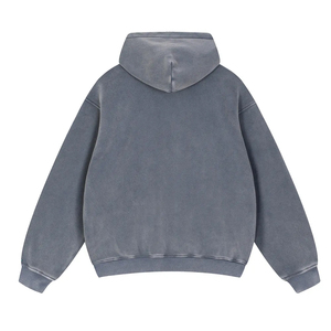 Sweat-shirts à capuche oversize pour hommes et femmes, unisexe, pour couples, sweats à capuche épais, pulls vintage effet délavé - Product Image 2