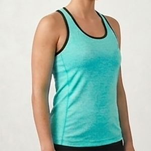 Camiseta sin mangas de tela elástica para mujer, diseño increíble, movimiento activo, camiseta sostenible para mujer - Product Image 3