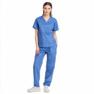 High Quality Medical Nurse Hospital Uniform <b>Sets</b> Breathable <b>Scrub</b> <b>Sets</b> - Product Image 4