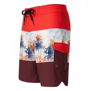 Shorts de bain pour hommes 2025 les plus vendus, séchage rapide, logo personnalisé, 100 % coton, toile unie, fermeture à cordon - Product Image 1