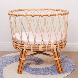 Lit bébé rond en rotin, berceau pour nouveau-né, lit de bébé artisanal, berceau, lit de couchage, berceaux en gros - Product Image 6