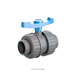 1 Inch Plastic Ball Valve With <b>Clamp</b> Connection For Water Normal Temperature Use Manual Operation EPDM Seal - Product Image 1
