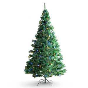 7.5ft Prelit Artificial Christmas <b>Tree</b> with 550 Multi-Color LED <b>Lights</b> 1346 Branch Tips Full Holiday Decor Christmas <b>Tree</b> Xmas - Product Image 1