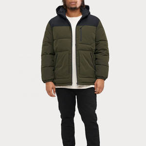 Nouvelle Arrivée Doudoune Décontractée OEM Épaisse Unisexe Grande Taille Oversize Noire Hiver Vente en Gros à Capuche Personnalisable - Product Image 2