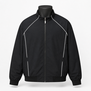 <b>Men</b>’s Custom Nylon Windbreaker <b>Jacket</b> Lightweight <b>Track</b> <b>Jacket</b> Full Zip Sports <b>Jacket</b> - Product Image 1