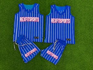 ชุดเสื้อและกางเกงบาสเก็ตบอล Rexfit แบบซับลิเมชั่นสั่งทำพิเศษ |   ชุดบาสเก็ตบอลทีม OEM รุ่นใหม่ ผลิตจากโพลีเอสเตอร์ 100% พร้อมเชือกผูก - Product Image 5