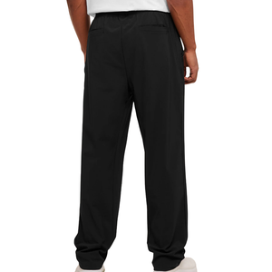 Pantalon de survêtement noir ajusté pour homme – Coupe slim, idéal pour le sport, la gym et l'entraînement - Product Image 3