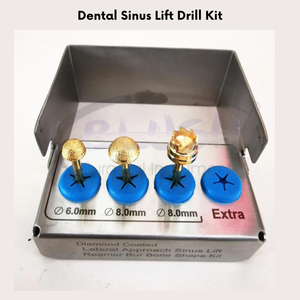 Diamond Coated Lateral Approach Sinus Lift <b>Reamer</b> Bur Bone Shape Kit 6.0mm 8.0mm Extra Manual Dental By Blush Surgical - Product Image 3
