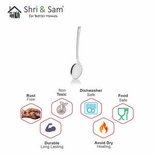 JAGDAMBA CUTLERY LIMITED LD ทัพพีสแตนเลส อุปกรณ์ทำครัว ชุด 1 ชิ้น 200 ก - Product Image 2